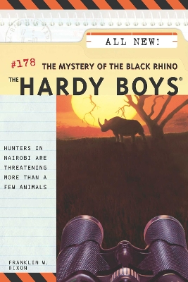 Book cover for The Mystery of the Black Rhino