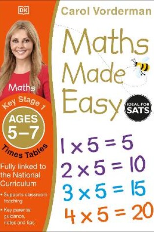 Cover of Maths Made Easy: Times Tables, Ages 5-7 (Key Stage 1)