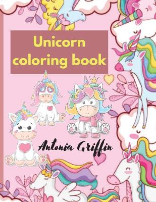 Book cover for Unicorn Coloring Book