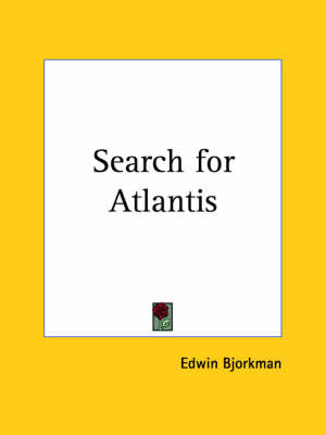 Book cover for Search for Atlantis (1927)