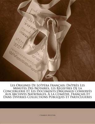 Book cover for Les Origines de Lo P Ra Fran Ais