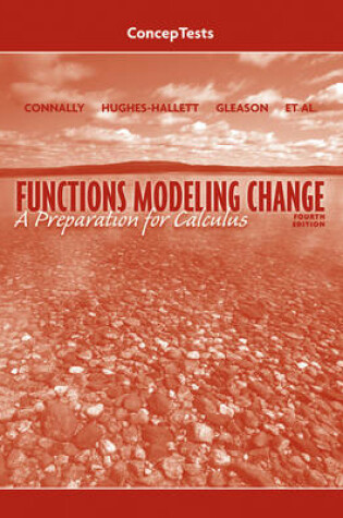 Cover of Conceptests T/A Functions Modeling Change