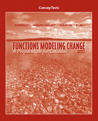 Book cover for Conceptests T/A Functions Modeling Change