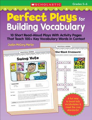 Book cover for Perfect Plays for Building Vocabulary, Grades 5-6