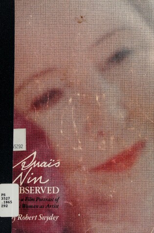 Cover of Anais Nin Observed