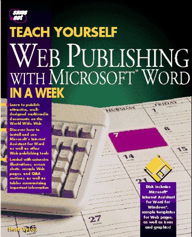 Book cover for Teach Yourself Web Publishing with Microsoft Word in a Week