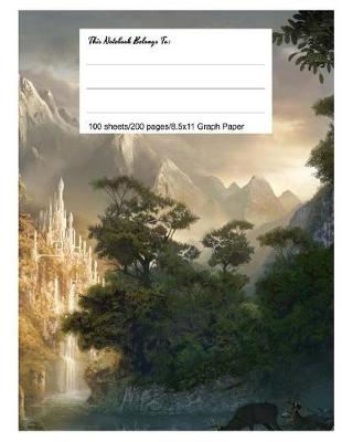 Book cover for Graph Paper Workbook, 5x5 Graph Ruled Paper, 8.5.X 11, Beautiful Nature