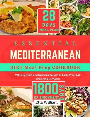 Cover of Essential Mediterranean Diet Meal Prep Cookbook