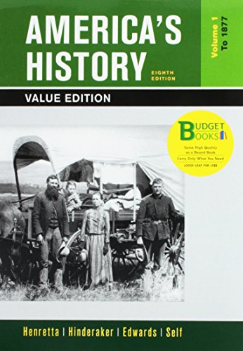 Book cover for Loose-Leaf Version of America's History, Value Edition, Volume 1 8e & Launchpad for America's History Volume I 6e & America: A Concise History, Volume I 6e (Six Month Access)