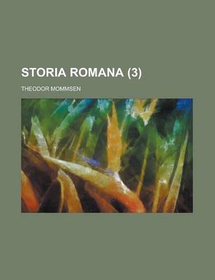 Book cover for Storia Romana (3)