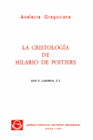 Cover of Cristologia de Hilario de Poitiers