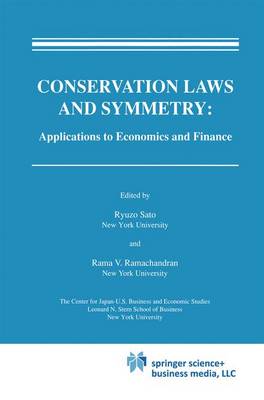 Cover of Conservation Laws and Symmetry: Applications to Economics and Finance