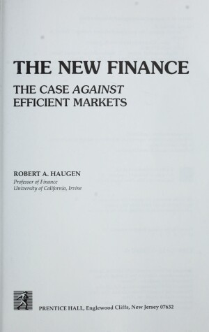 Book cover for The New Finance