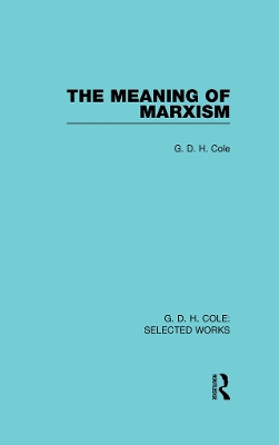 Cover of The Meaning of Marxism