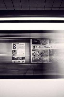 Book cover for Mind Blowing Black And White Railway Station Departure Platform 150 Page lined j