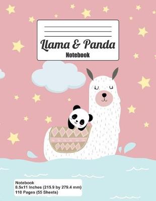 Book cover for Llama & Panda Notebook