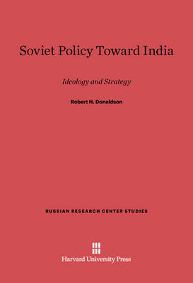 Book cover for Soviet Policy Toward India