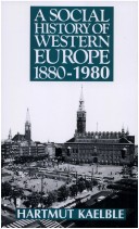 Book cover for A Social History of Western Europe, 1880-1980