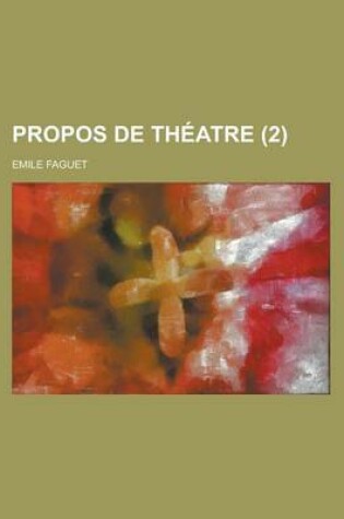 Cover of Propos de Theatre (2)