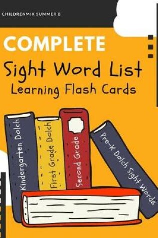 Cover of Complete Sight Word List Learning Flash Cards