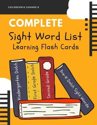 Book cover for Complete Sight Word List Learning Flash Cards