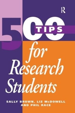 Cover of 500 Tips for Research Students