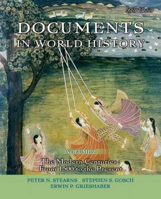 Book cover for Documents in World History, Volume 2