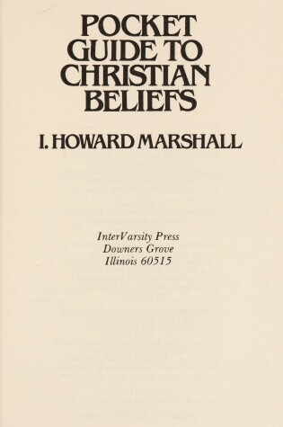 Cover of Pocket Guide to Christian Beliefs