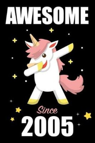 Cover of 14th Birthday Dabbing Unicorn Journal