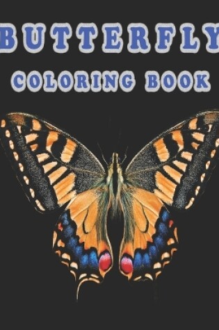 Cover of butterfly coloring book