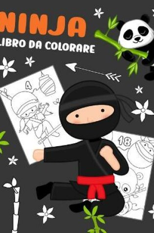 Cover of Ninja libro da colorare