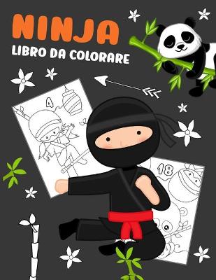 Book cover for Ninja libro da colorare