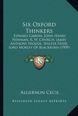 Book cover for Six Oxford Thinkers Six Oxford Thinkers