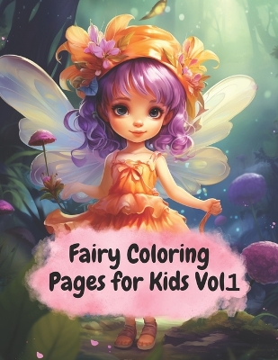 Book cover for Fairy Coloring Pages for Kids Vol. 1