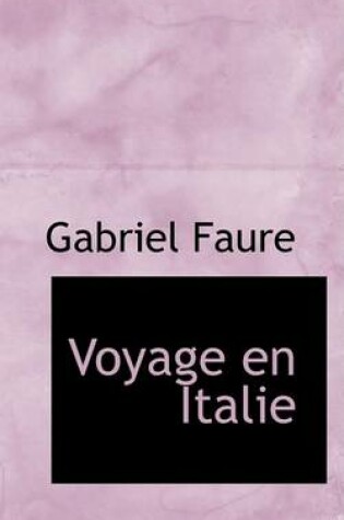 Cover of Voyage En Italie