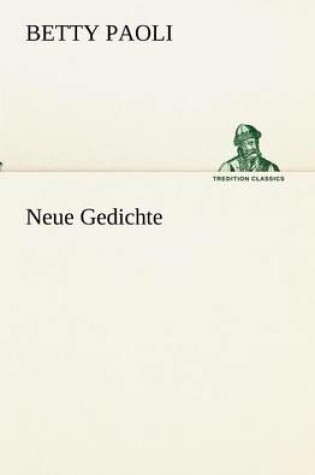 Cover of Neue Gedichte