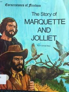 Book cover for The Story of Marquette & Jolliet