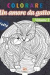 Book cover for colorare - Un amore da gatto - Volume 1 - Notte