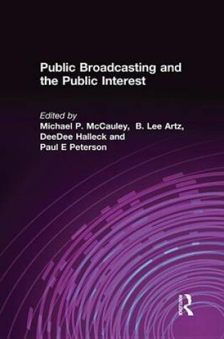 Cover of Public Broadcasting and the Public Interest