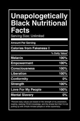 Cover of Unapologetically Black Nutritional Facts