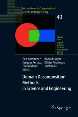 Cover of Domain Decomposition Methods in Science and Engineering