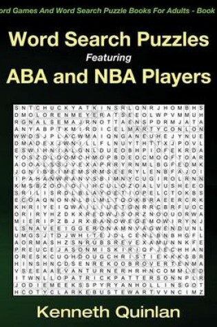 Cover of Word Search Puzzles Featuring ABA And NBA Players