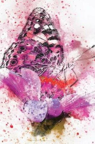 Cover of Purple and Pink Butterfly Watercolor Art Journal