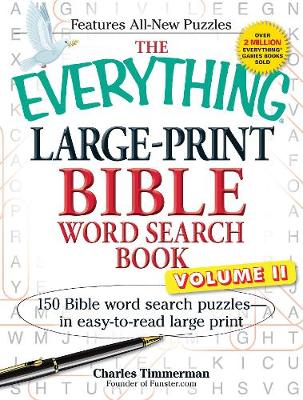 Book cover for The Everything Large-Print Bible Word Search Book, Volume II