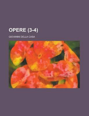 Book cover for Opere (3-4)