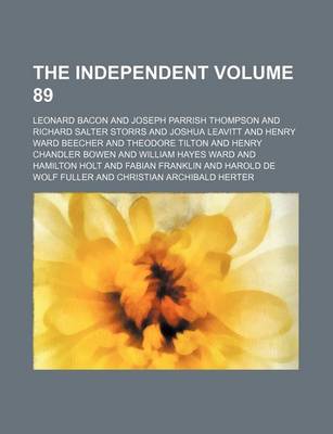 Book cover for The Independent Volume 89