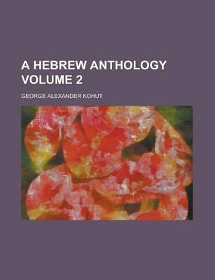 Book cover for A Hebrew Anthology Volume 2