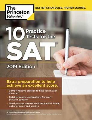 Book cover for 10 Practice Tests for the SAT