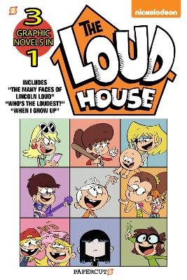 Book cover for The Loud House 3-in-1 Vol. 4