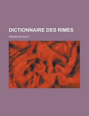 Book cover for Dictionnaire Des Rimes